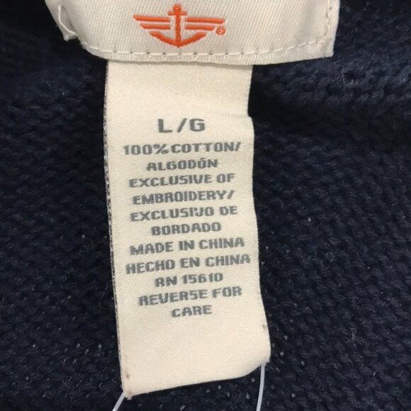 Dockers Christmas Moose Snowflakes Sweater - Picture 4 of 5